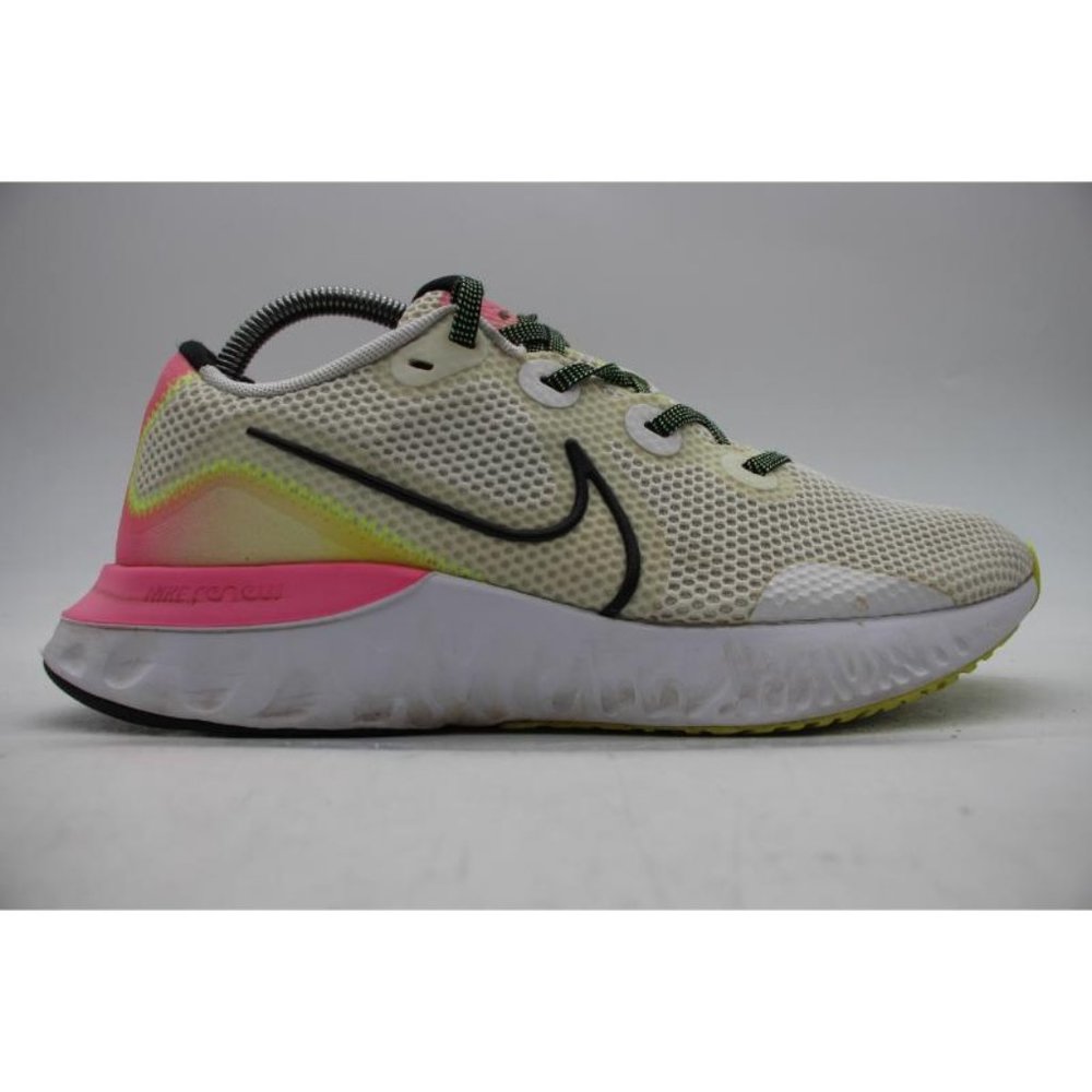Nike Renew Run Women's 10 White Pink Athletic Sneakers CZ8094-100
